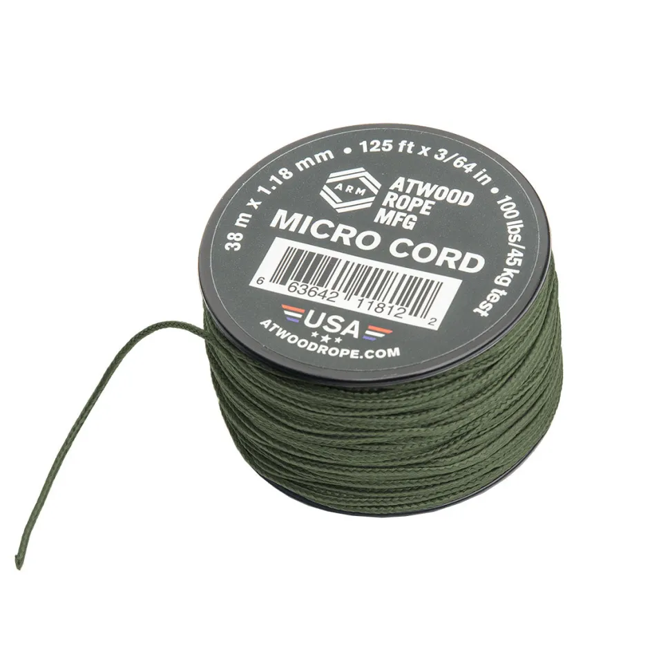 Atwood Rope 1.18 mm Micro Cord naru, 38 m