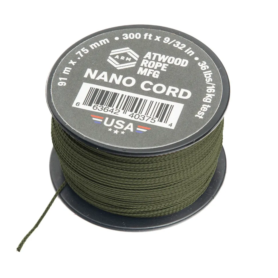 Atwood Rope .75 mm Nano Cord naru, 91 m