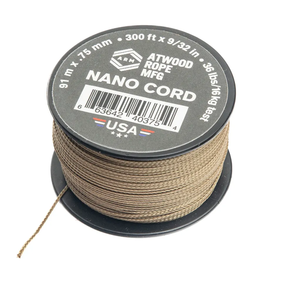 Atwood Rope .75 mm Nano Cord naru, 91 m