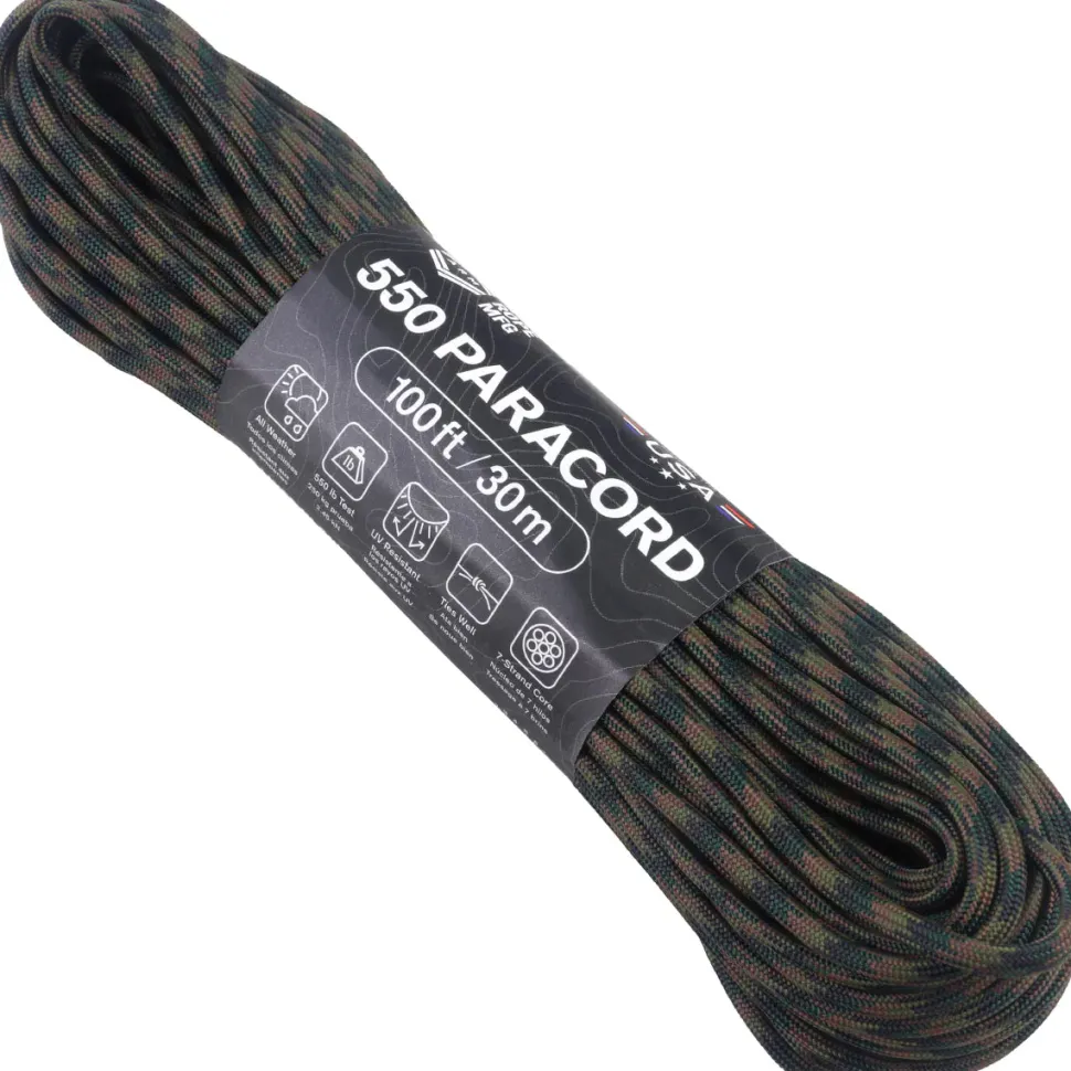 Atwood Rope 550 Paracord-naru, 30 m