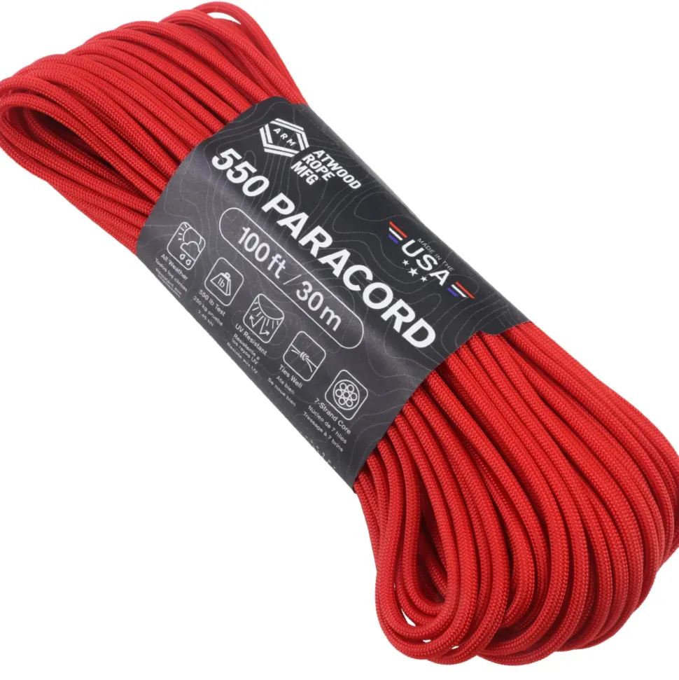 Atwood Rope 550 Paracord-naru, 30 m