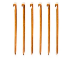 DD Hammocks SuperLight Pegs maakiilat, 6-Pack