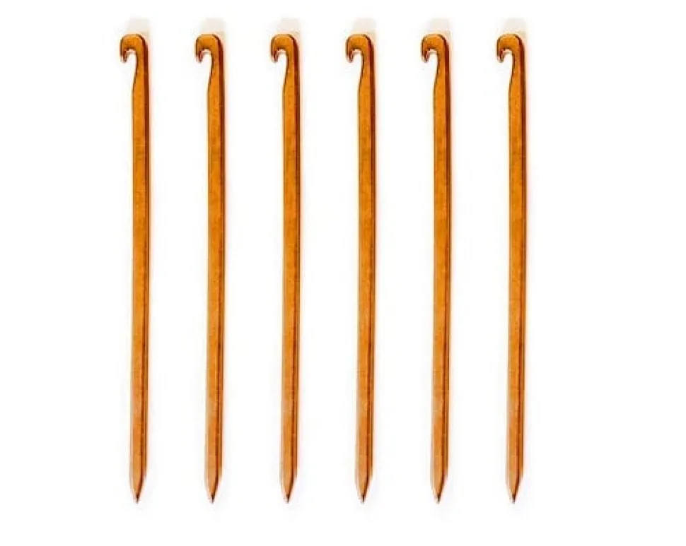DD Hammocks SuperLight Pegs maakiilat, 6-Pack