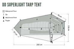 DD Hammocks SuperLight Tarp Tent