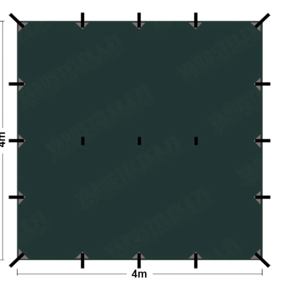 DD Hammocks 4x4 Tarp laavukangas