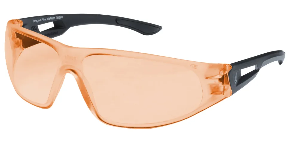 Edge Tactical Dragon Fire Ballistic Glasses