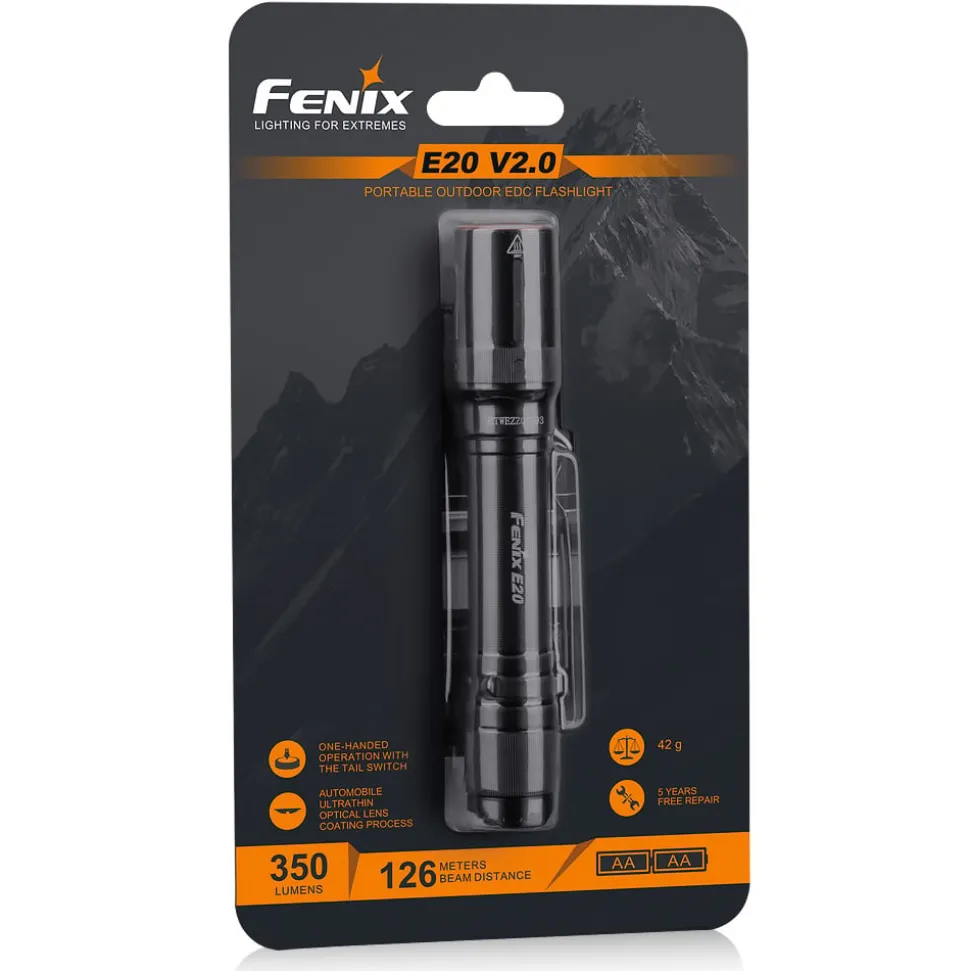 Fenix E20 V2.0 käsivalaisin