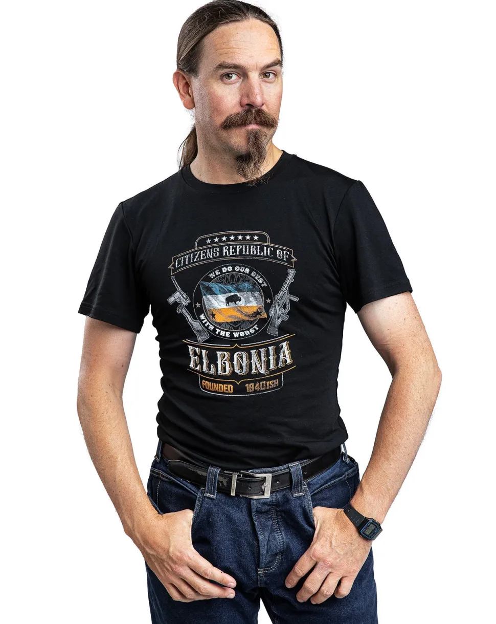 Forgotten Weapons Elbonia T-paita, merinovillaa