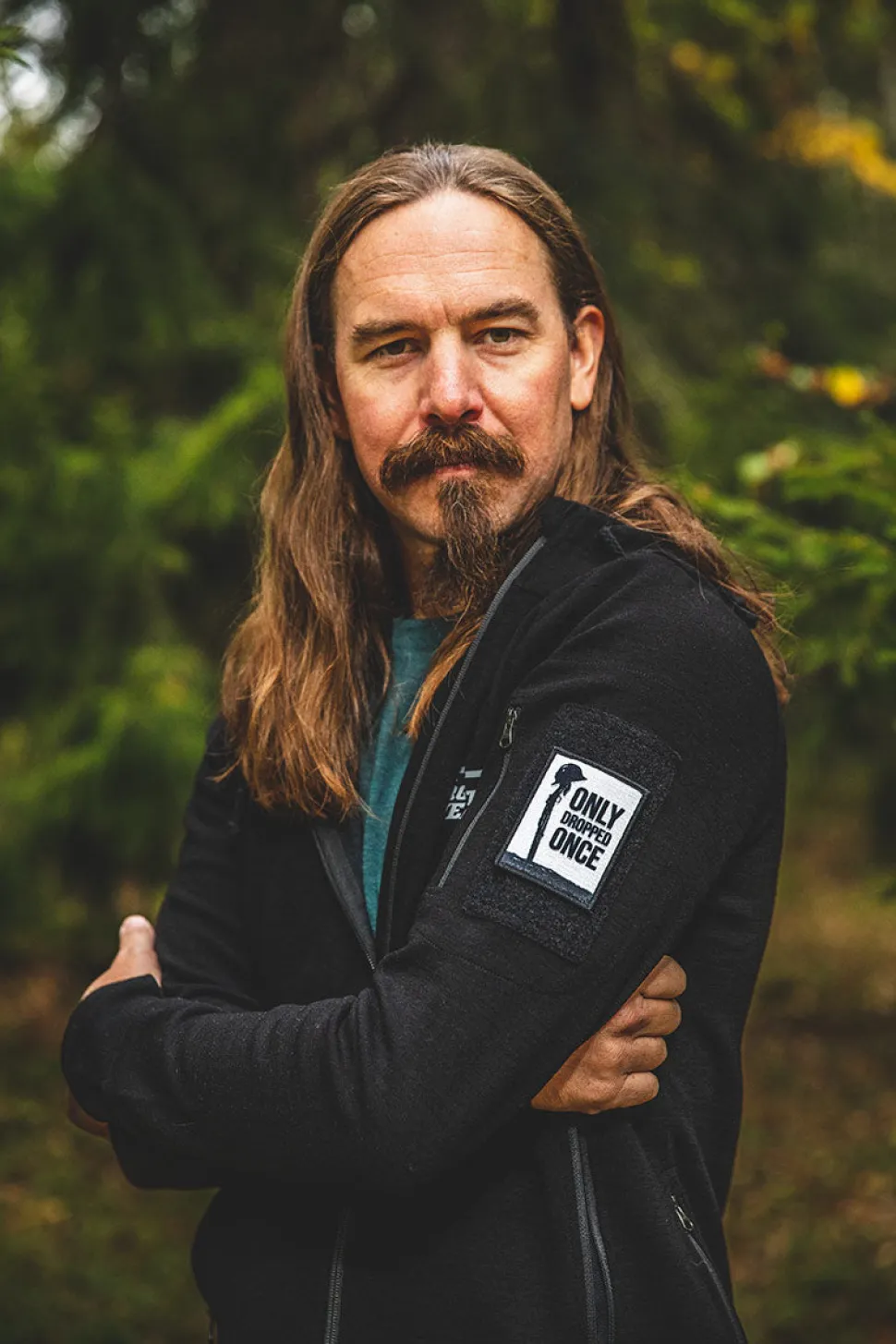 Forgotten Weapons Only Dropped Once moraalimerkki