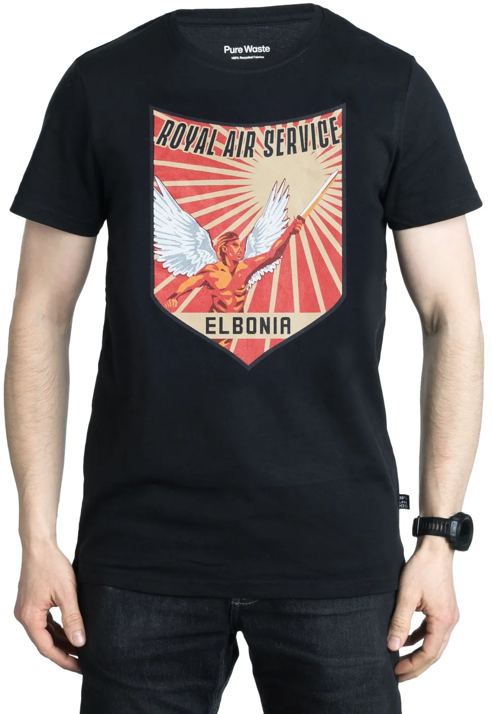 Forgotten Weapons Royal Air Service Elbonia T-paita, puuvillaa