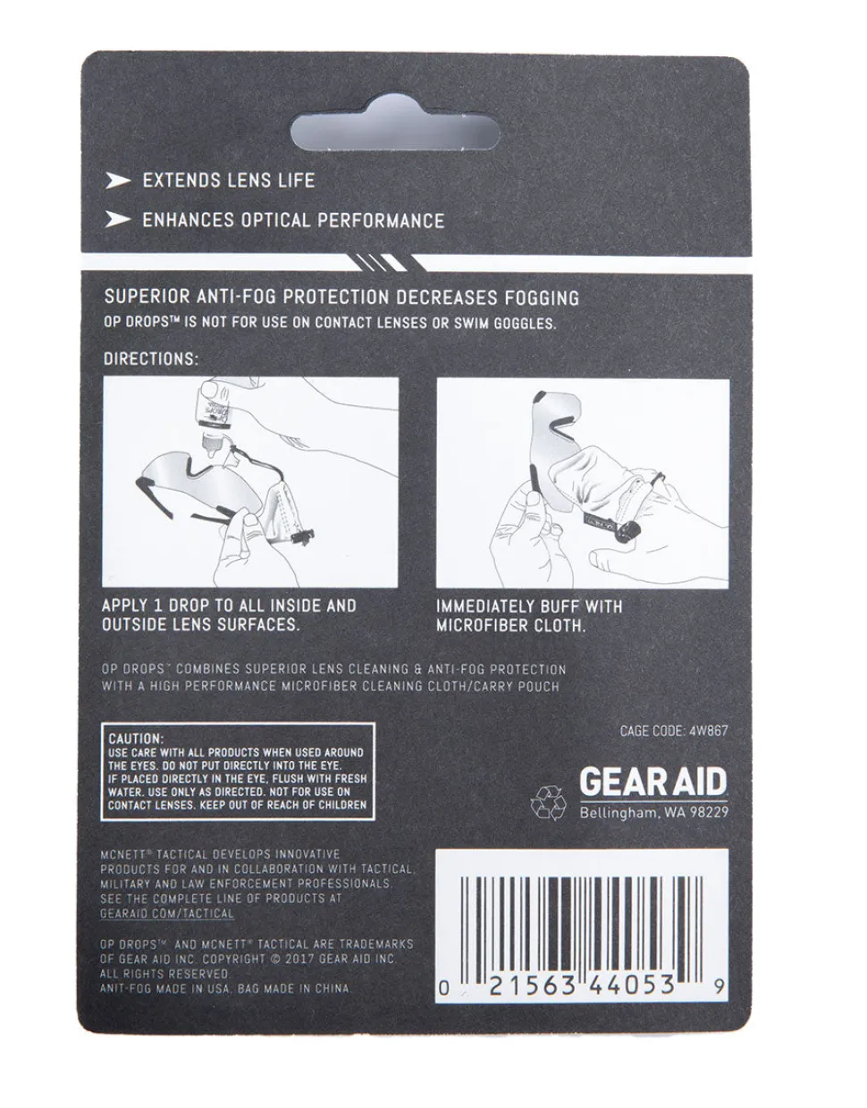 Gear Aid Op Drops huurteenestoaine