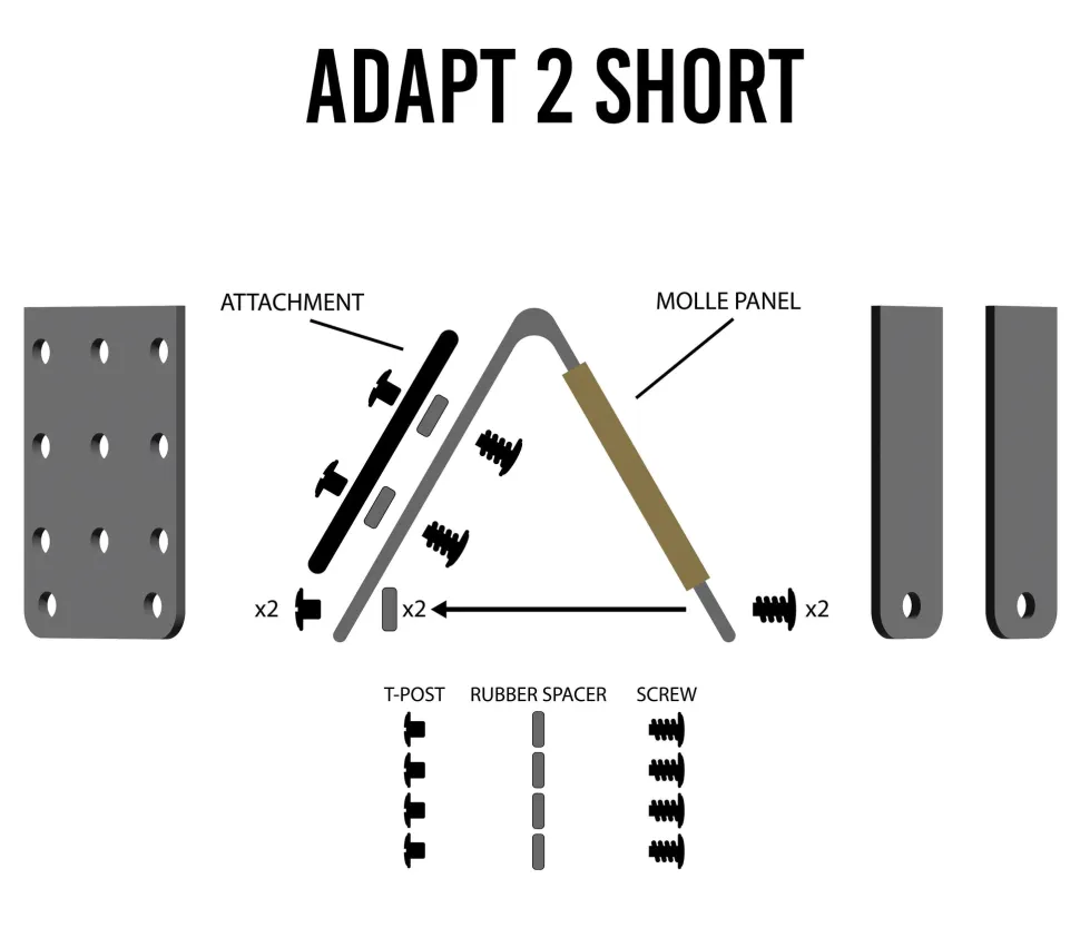 Guardian Warrior Solutions Adapt 2 Short kiinnike