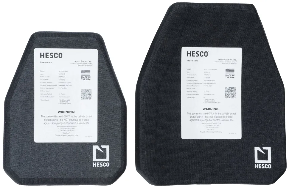 Hesco 3810B kelluva luotisuojalevy, NIJ III, Stand Alone
