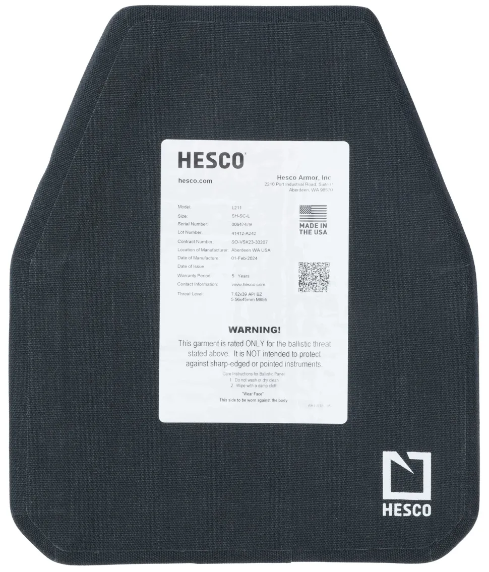Hesco L211 luotisuojalevy, Special Rifle Threat, Stand Alone
