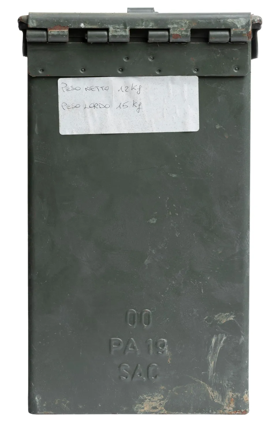 Italialainen korkeampi ammuslaatikko, 5.56 mm, ylijäämä