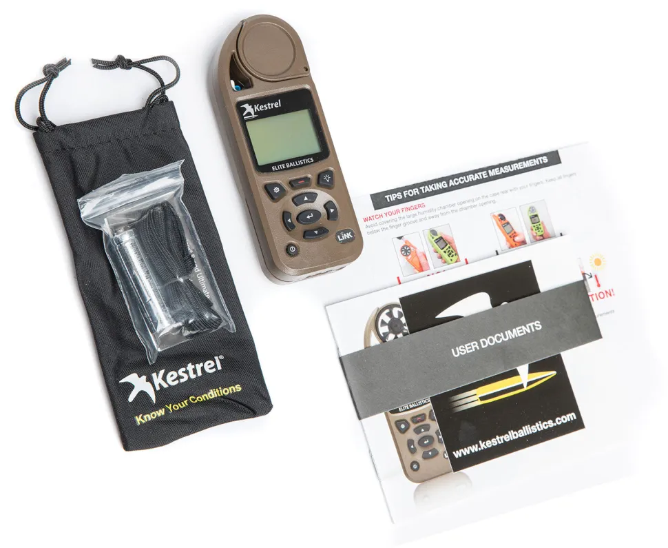 Kestrel 5700 Elite w. Applied Ballistics säämittari ballistiikkalaskurilla