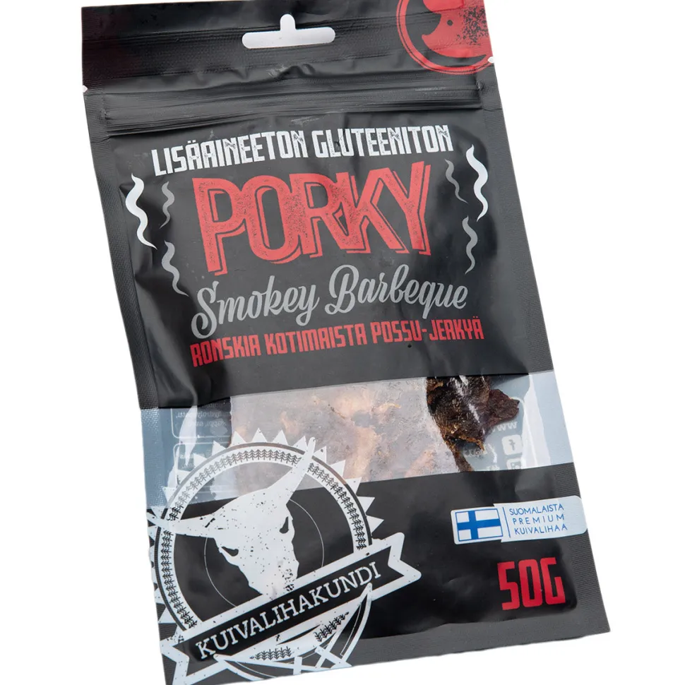 Kuivalihakundi Greasy Pork Jerky Smokey BBQ kuivaliha