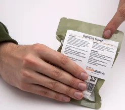 QuikClot Combat Gauze Z-fold hemostaattiside