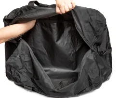 Ranskalainen keikkalaukku, 115 l, musta, ylijäämä
