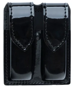 Safariland 77 pistoolin tuplalipastasku, koko 4, High Gloss Black, uudenveroinen