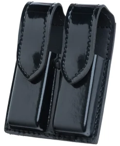 Safariland 77 pistoolin tuplalipastasku, koko 7, High Gloss Black, uudenveroinen