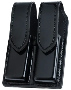 Safariland 77 pistoolin tuplalipastasku, koko 3, High Gloss Black, uudenveroinen
