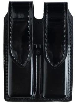 Safariland 77 pistoolin tuplalipastasku, koko 3, High Gloss Black, uudenveroinen