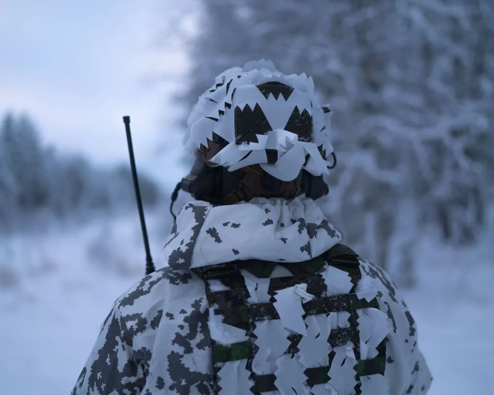 Savotta Helmet Camo Scrim kypärän 3D-naamiopäällinen
