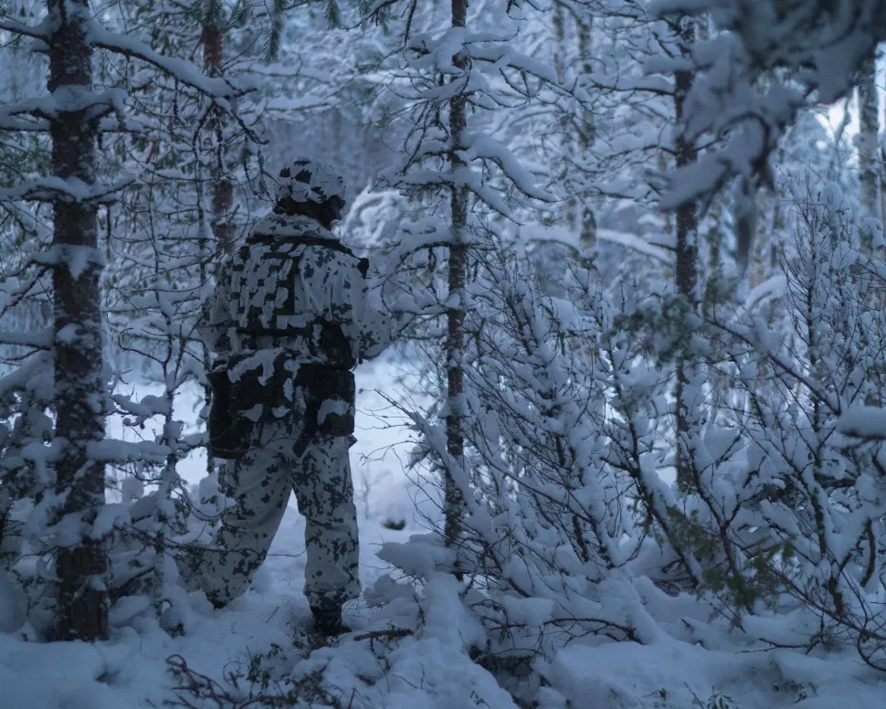 Savotta Helmet Camo Scrim kypärän 3D-naamiopäällinen