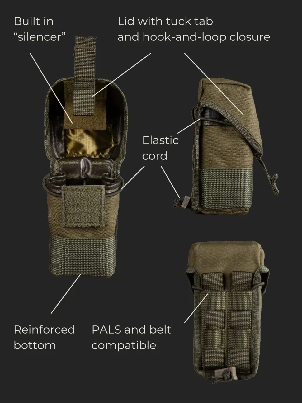 Savotta 2-Mag Pouch lipastasku, AR10