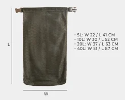 Savotta Rolltop Mesh verkkopussi