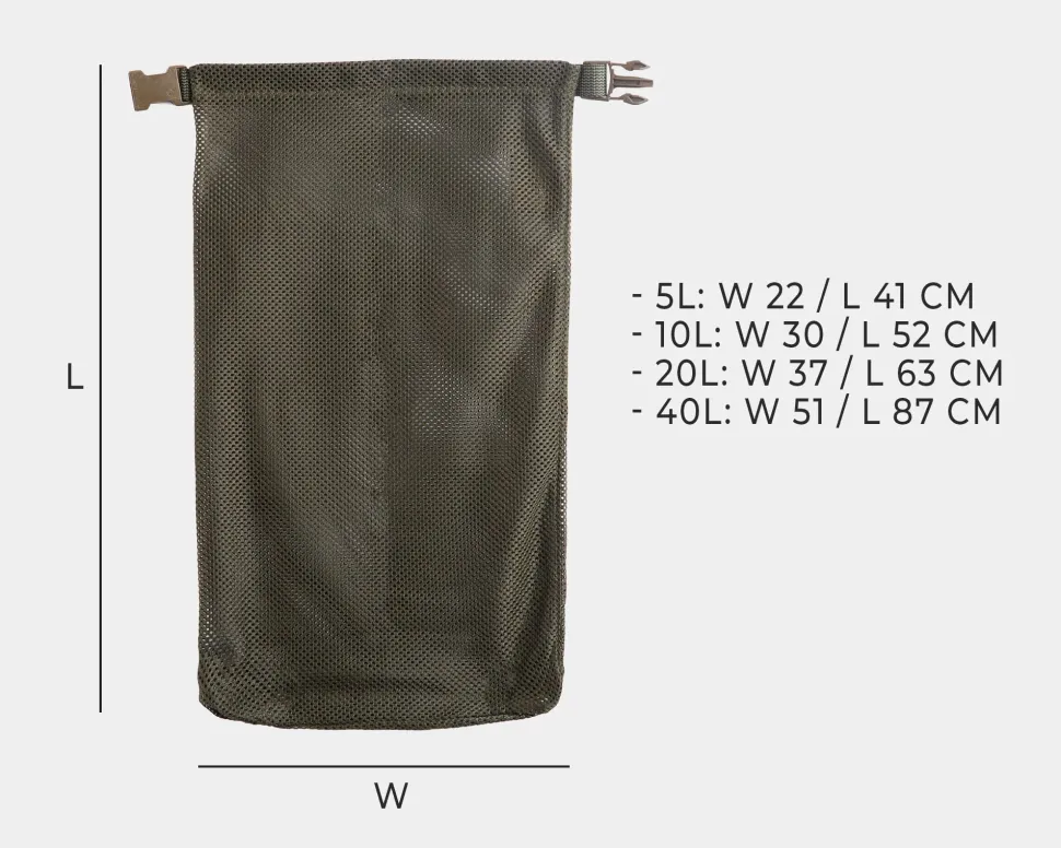 Savotta Rolltop Mesh verkkopussi
