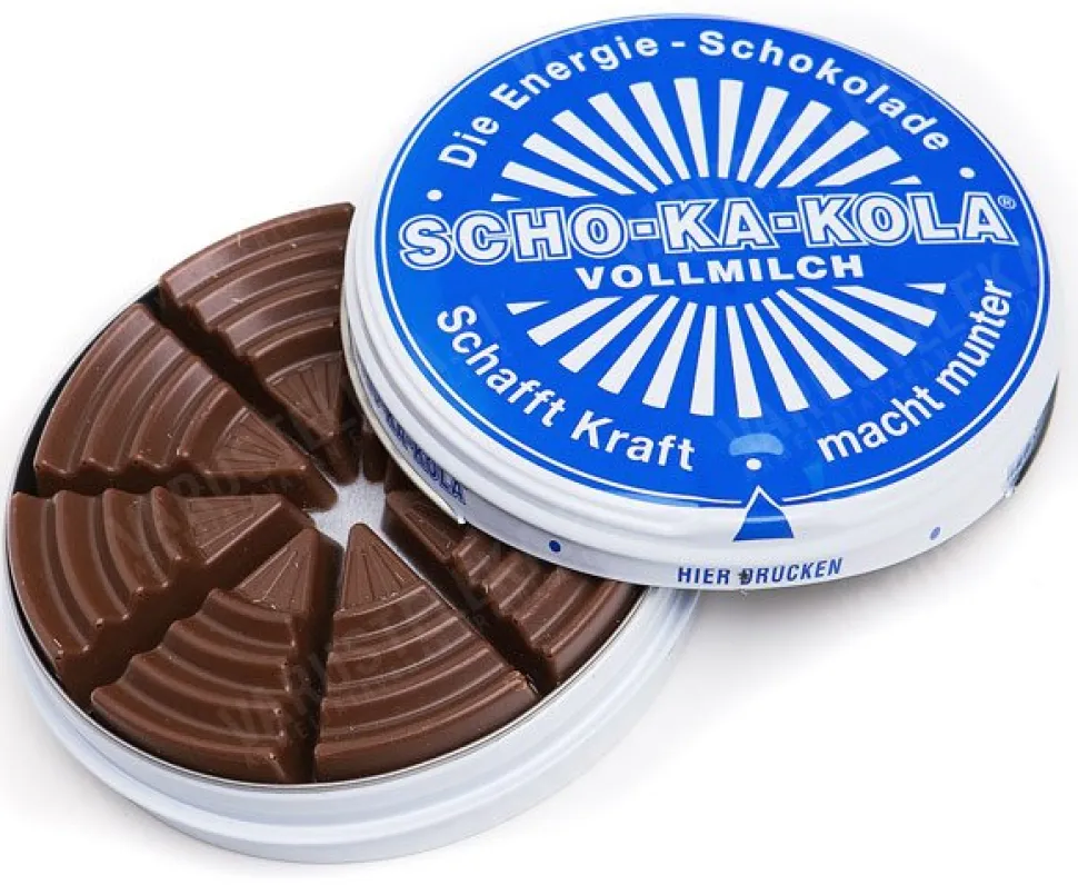 Scho-Ka-Kola, 100 g peltirasiassa