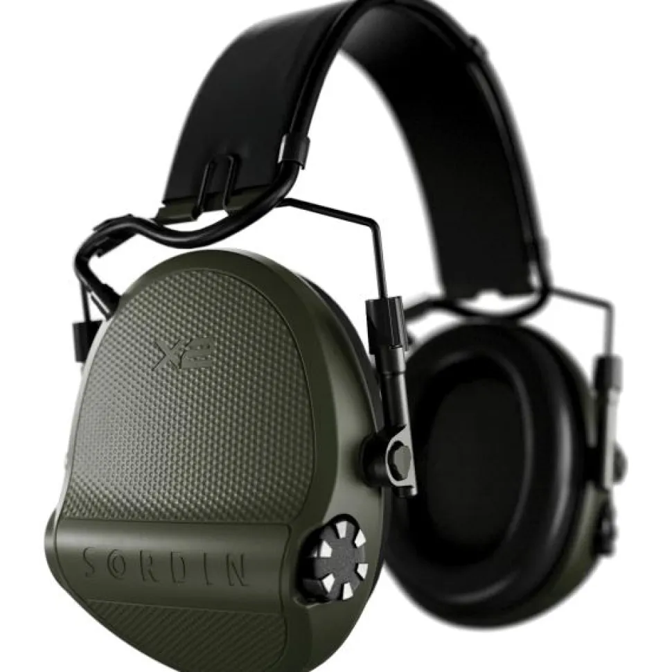 Sordin Supreme X2 Headband Leather Memory Foam aktiivikuulosuojaimet
