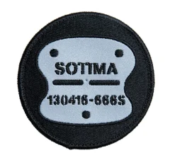 Sotima heijastava hihamerkki