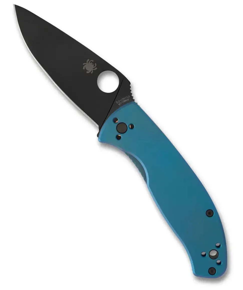 Spyderco Tenacious R.I.L. Blue Titanium kääntöveitsi