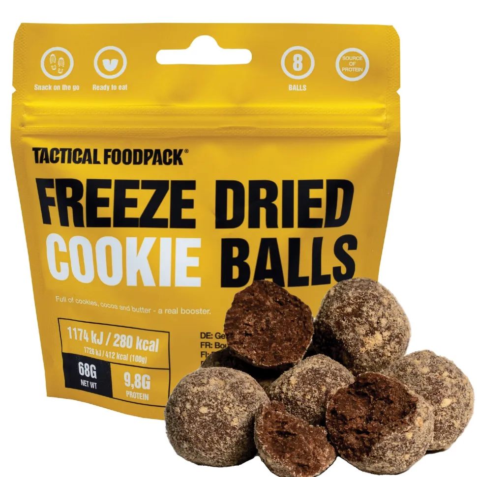 Tactical Foodpack kuivatut kaakaokeksipallot