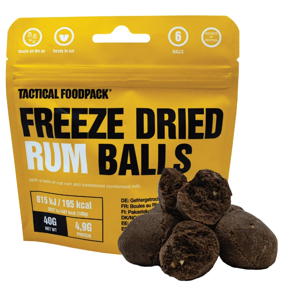 Tactical Foodpack kuivatut rommipallot