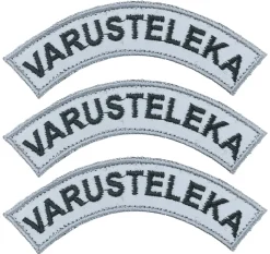 Varusteleka Kaarimerkki omalla tekstillä, 3-Pack