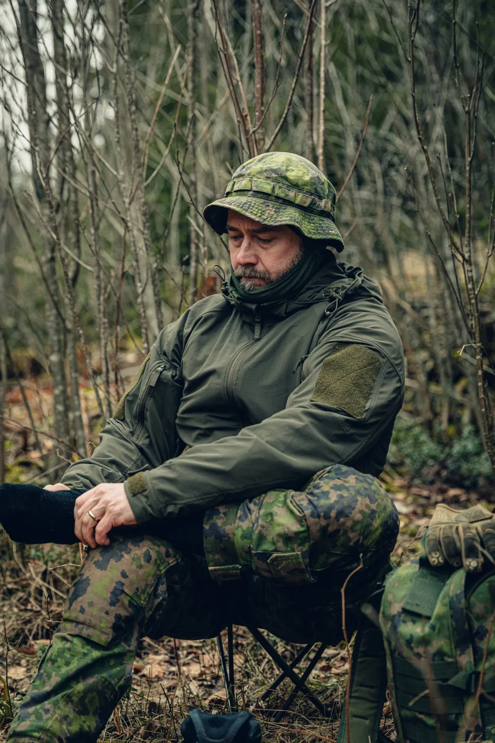 Varusteleka L1 kypärähuppu, merinovillaa
