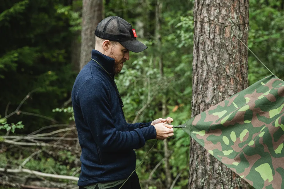 Varusteleka merinovillapaita vetoketjulla
