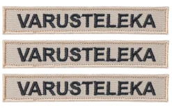 Varusteleka M05 nimilappu omalla tekstillä, 3-Pack