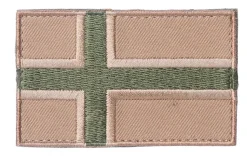 Varusteleka Norjan hihalippu, 77 x 47 mm