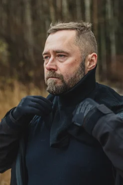 Varusteleka perinteinen kauluri, merinovillaa