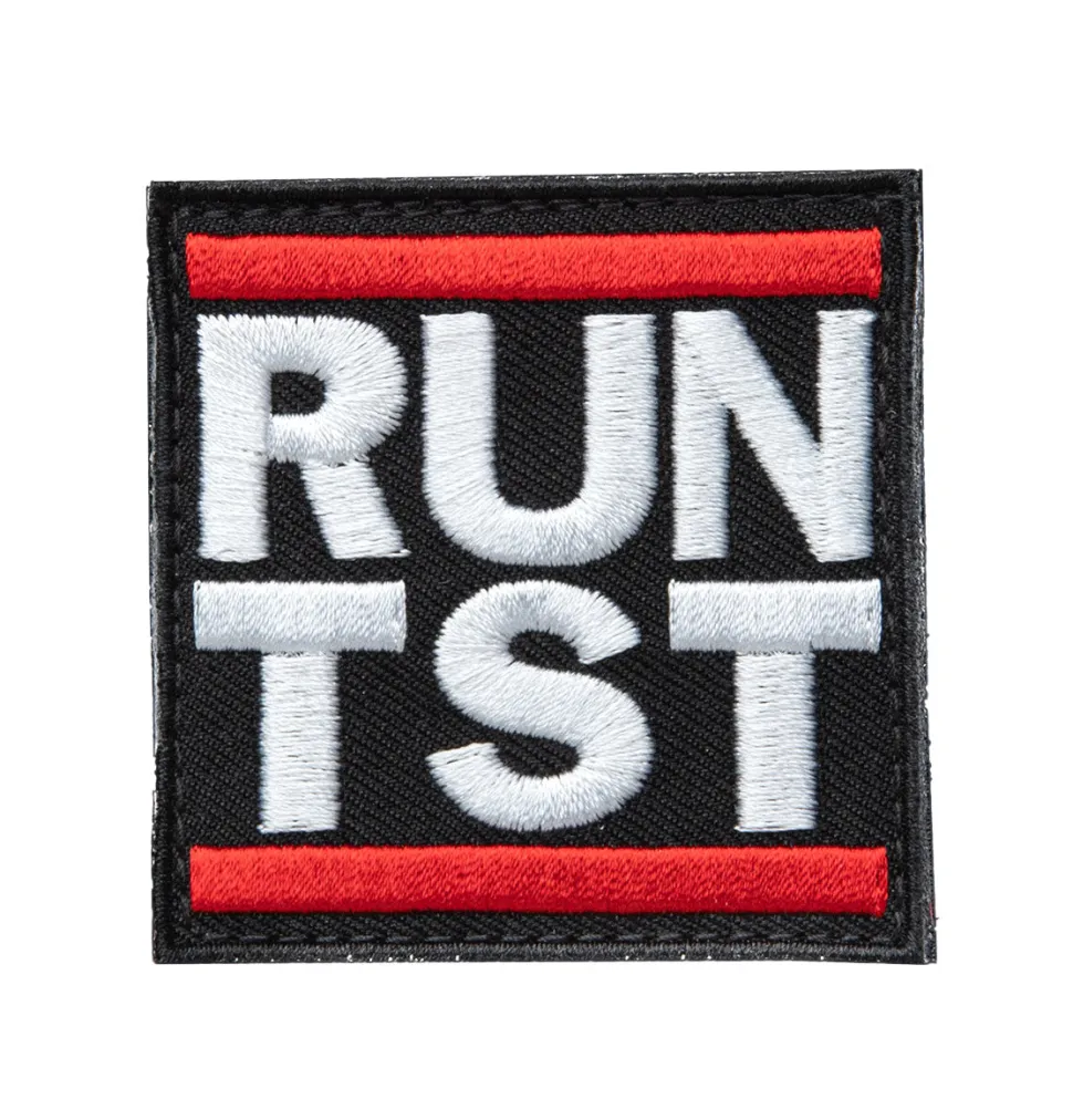 Varusteleka RUN TST moraalimerkki