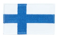Varusteleka Suomen hihalippu, 77 x 47 mm