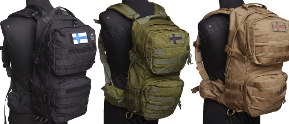 Varusteleka Suomen hihalippu, 77 x 47 mm