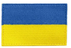 Varusteleka Ukrainan hihalippu, 77 x 47 mm