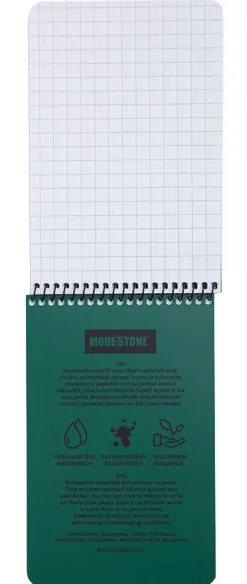 Varusteleka vedenpitävä muistilehtiö